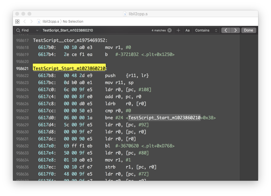 Android Build on macOS - Disassembly