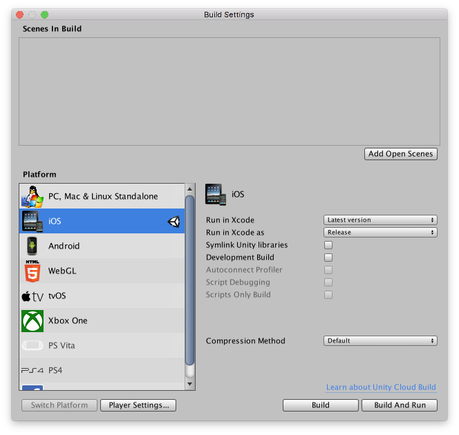 iOS Build on macOS - Build Settings