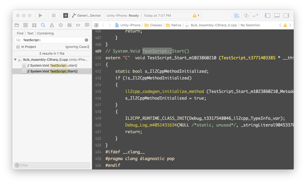 iOS Build on macOS - Xcode Search